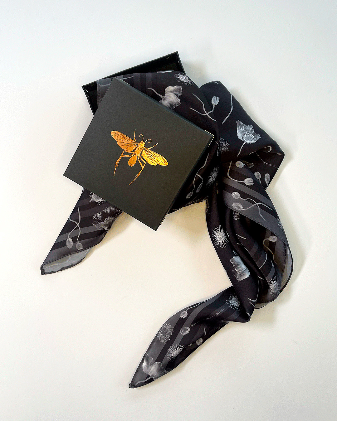 Pañuelo Amapolas Noche