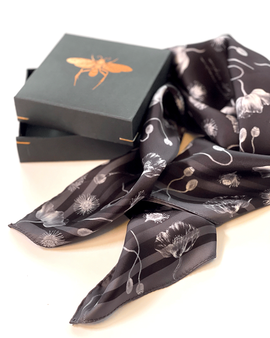 Pañuelo Amapolas Noche