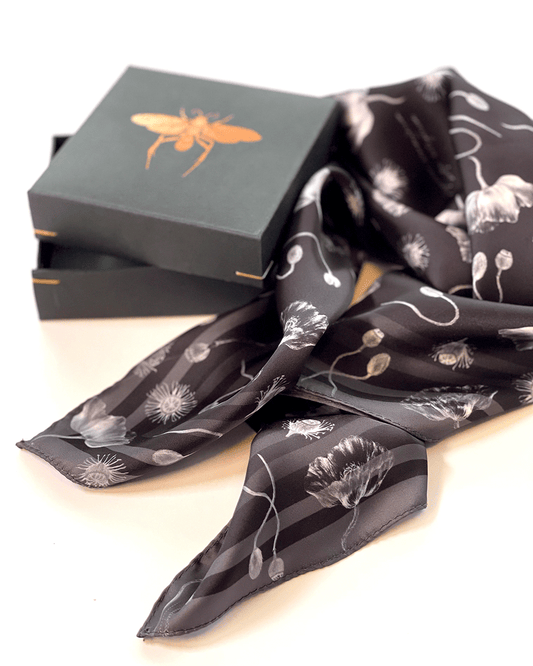 Pañuelo Amapolas Noche