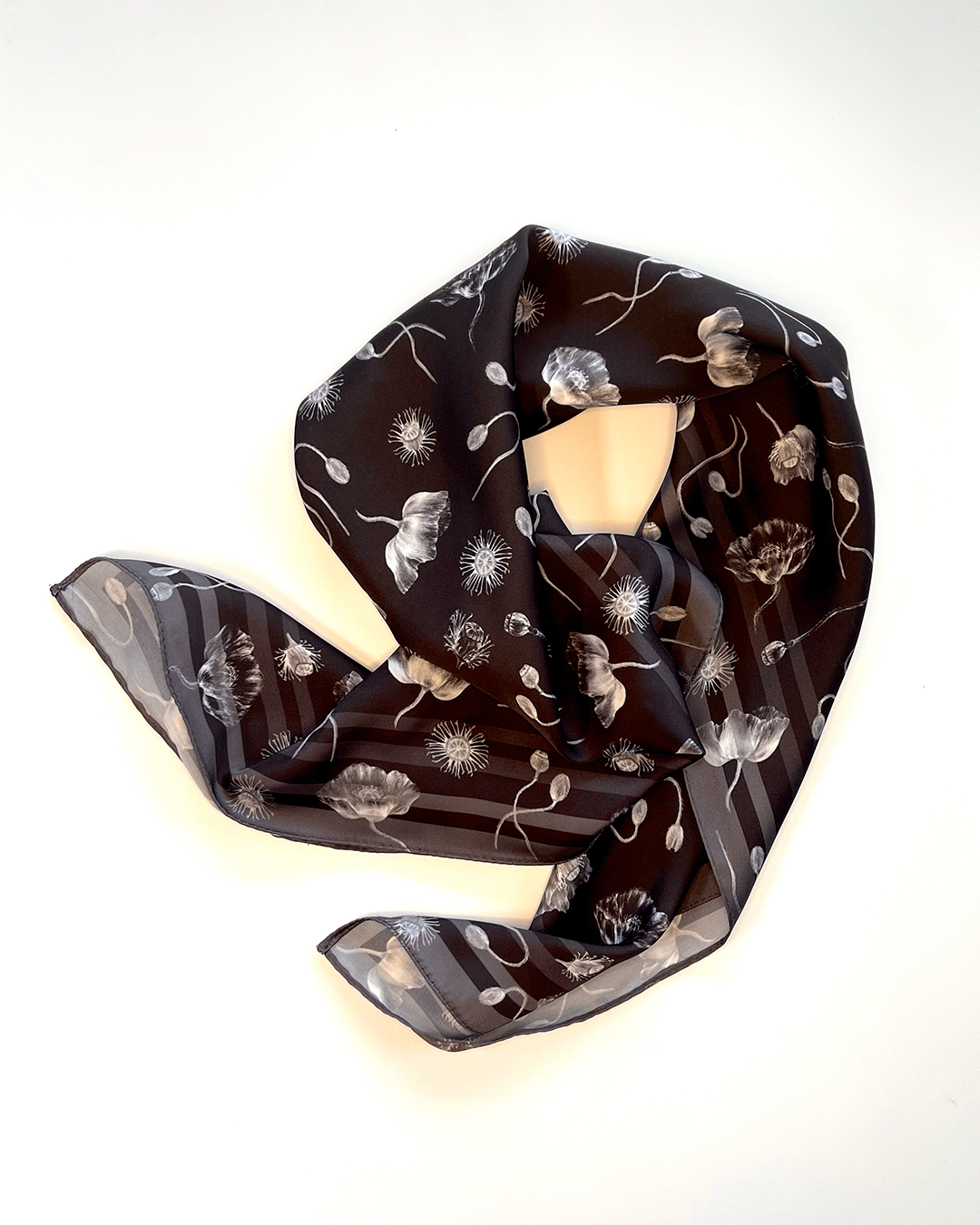 Pañuelo Amapolas Noche