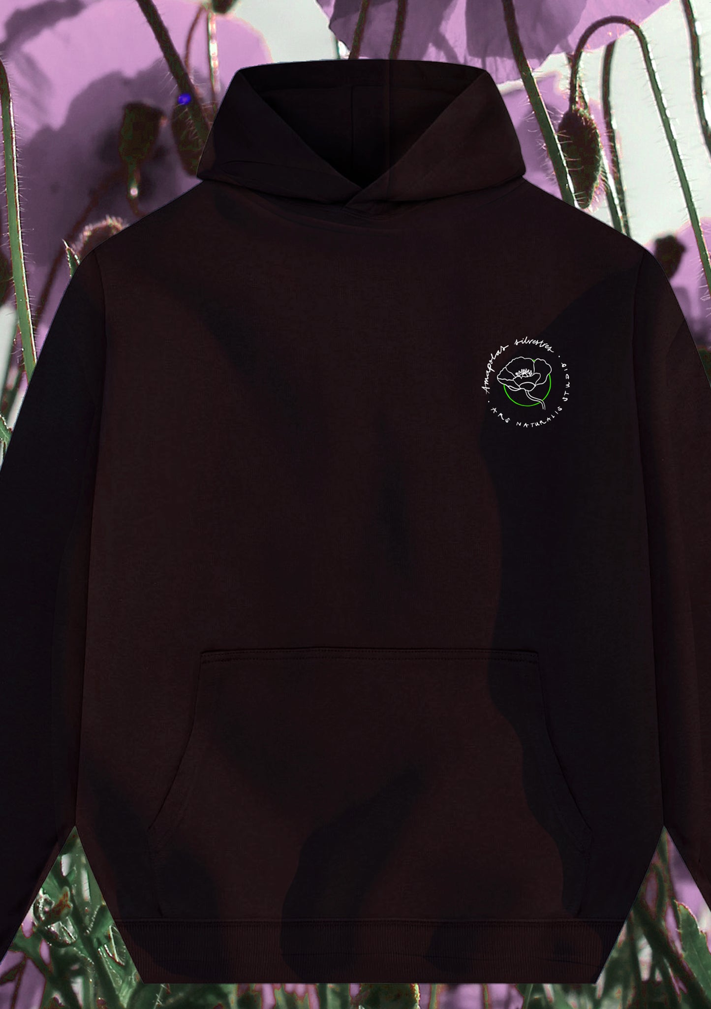 Polerón Hoodie Amapolas - Colección Básicos